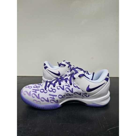 New KOBE 8 VIII PROTRO Court Purple Lakers FQ3549-100 US Size Men\'s 7.5 Wmn\'s 9